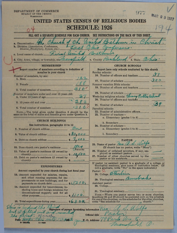 Scan of Church of the United Brethren in Christ: 977