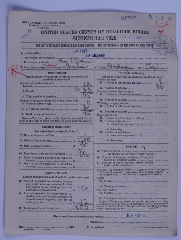 Scan of Negro Baptists: 21769