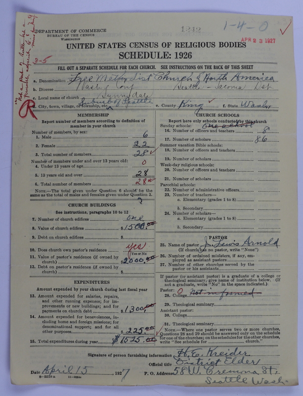 Scan of Free Methodist Church of North America: 1242