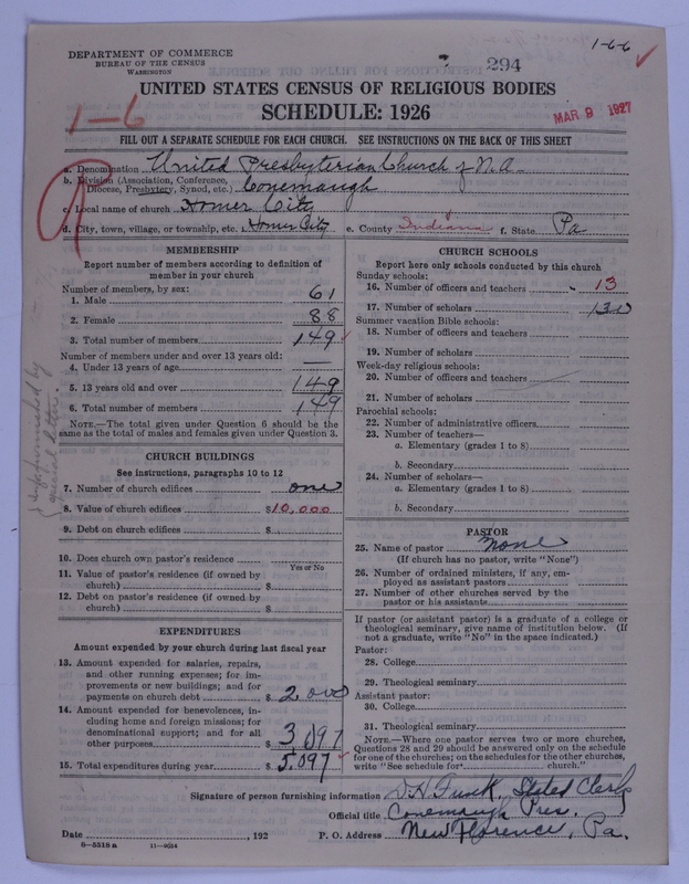Scan of United Presbyterian Church of North America: 294