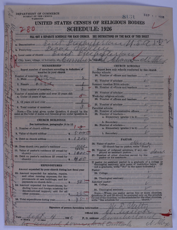 Scan of Presbyterian Church in the United States of America: 8131