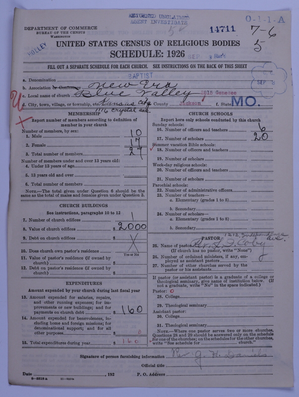Scan of Negro Baptists: 14711