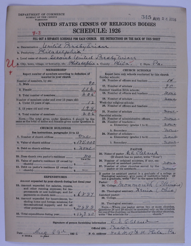 Scan of United Presbyterian Church of North America: 345