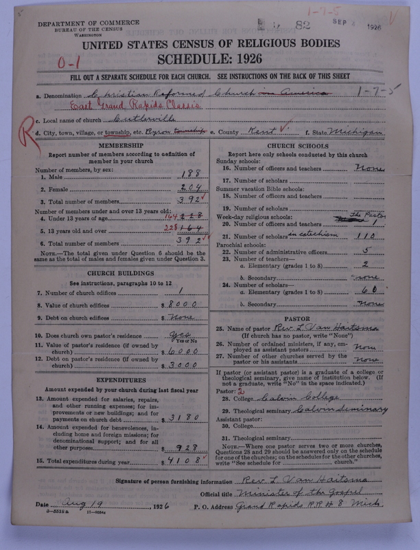 Scan of Christian Reformed Church: 82