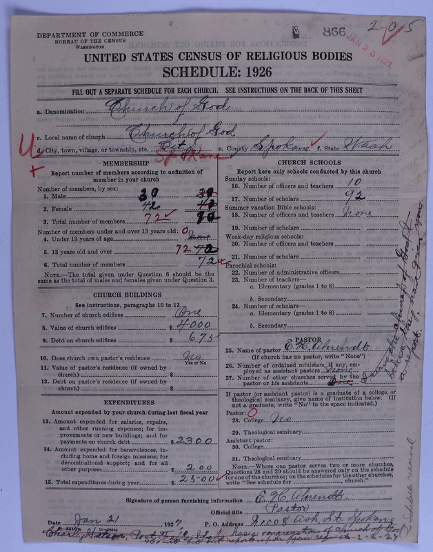 Scan of Church of God (Headquarters, Anderson, Ind.): 866