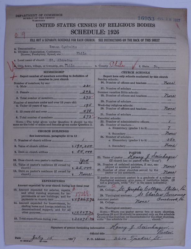 Scan of Roman Catholic Church: 16953