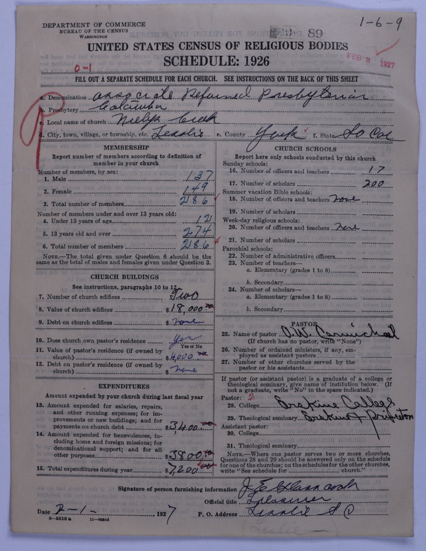 Scan of Associate Reformed Presbyterian Church: 89