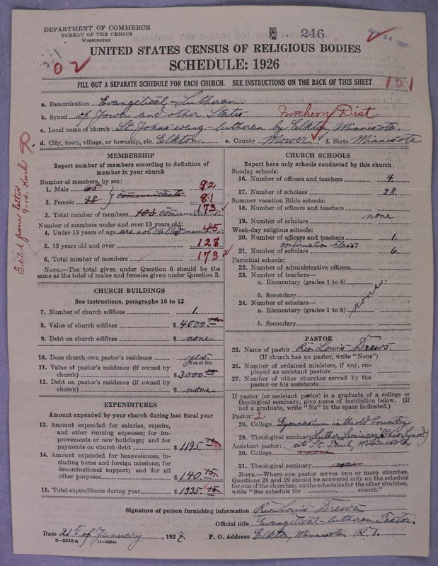 Scan of Evangelical Lutheran Synod of Iowa and Other States: 246