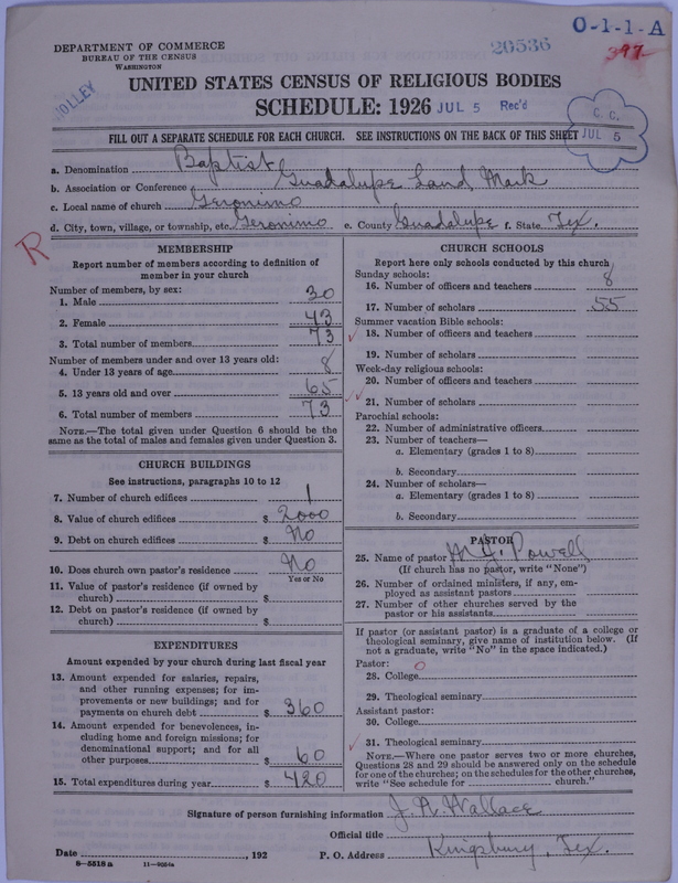 Scan of Negro Baptists: 20536