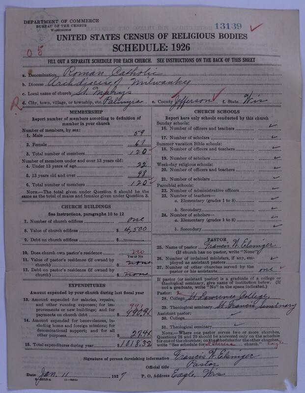 Scan of Roman Catholic Church: 13139