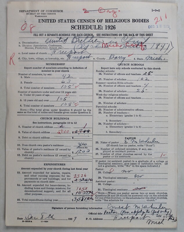 Scan of Church of the United Brethren in Christ (Old Constitution): 211