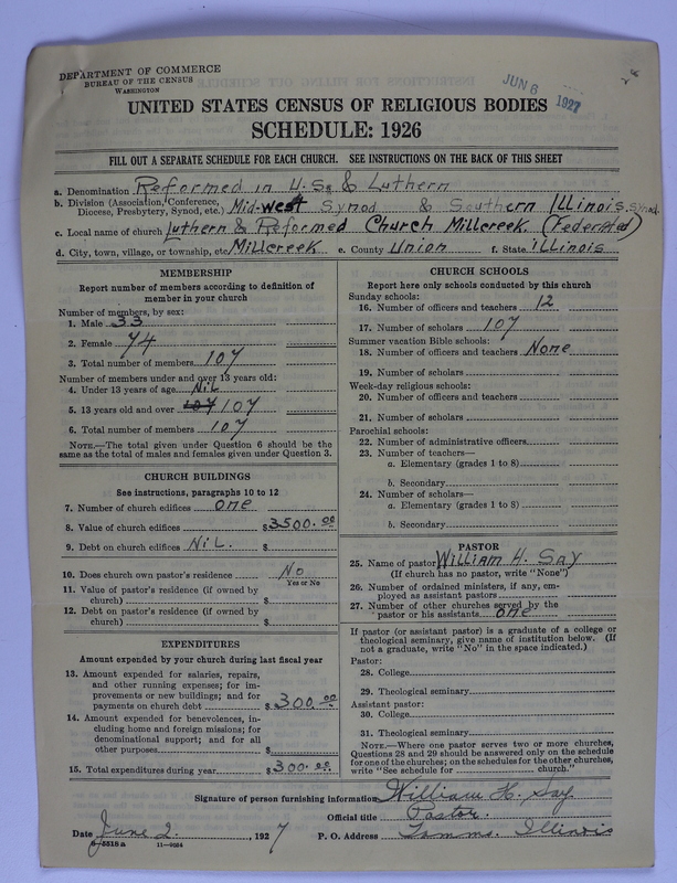 Scan of Federated Churches: 28