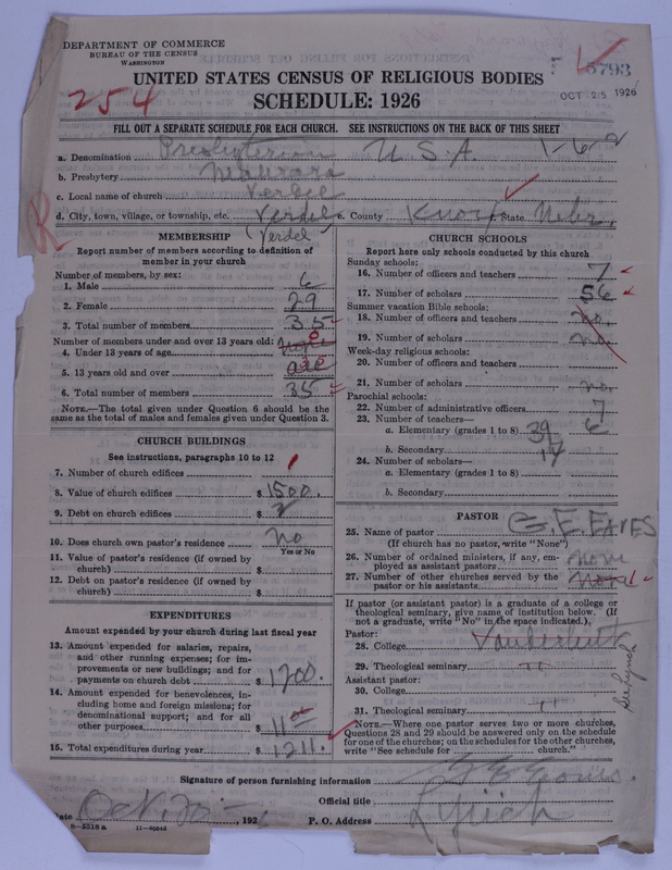 Scan of Presbyterian Church in the United States of America: 5793