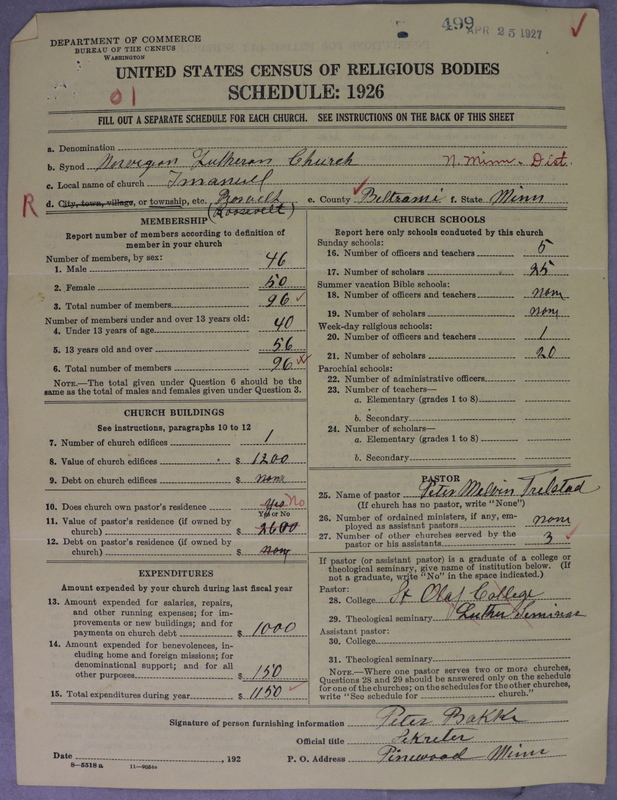 Scan of Norwegian Lutheran Church of America: 499