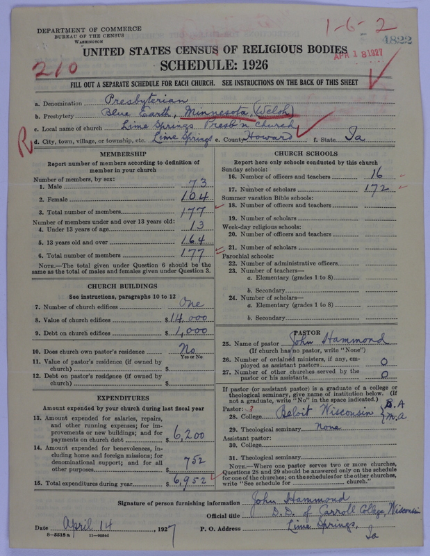 Scan of Presbyterian Church in the United States of America: 4822