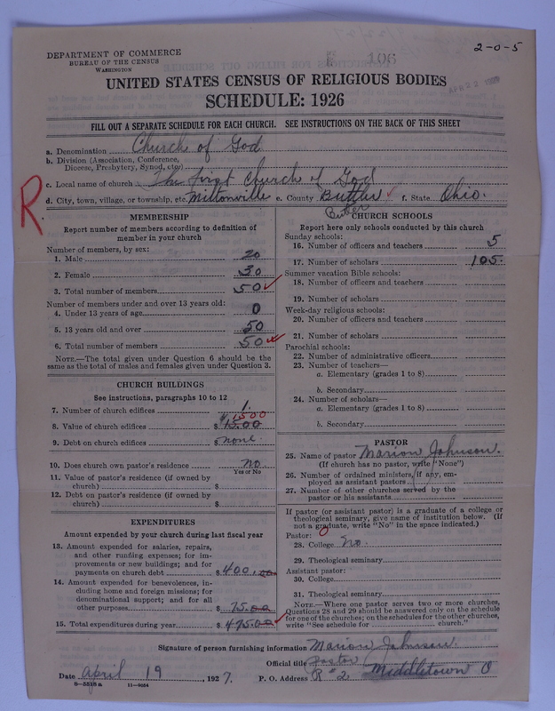 Scan of Church of God (Headquarters, Anderson, Ind.): 106