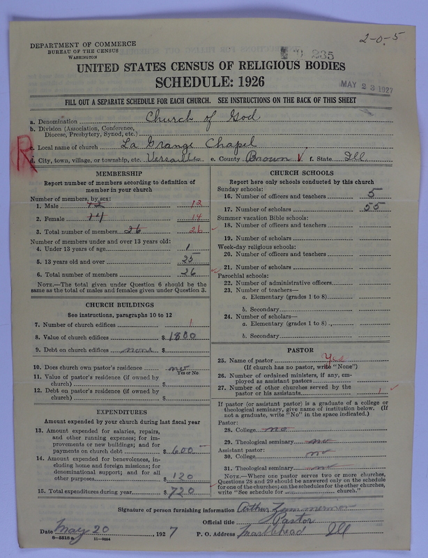 Scan of Church of God (Headquarters, Anderson, Ind.): 235