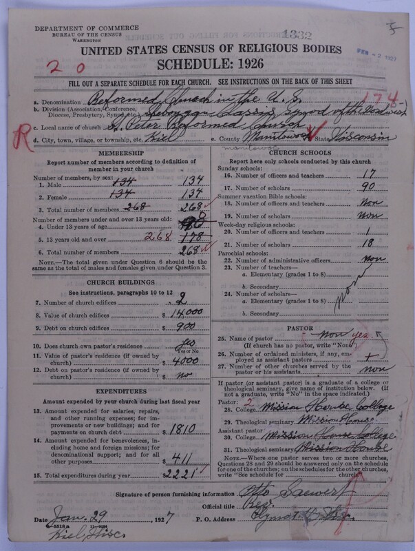 Scan of Reformed Church in the United States: 1332