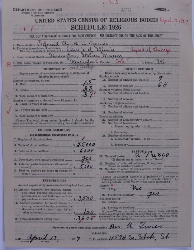 Scan of Reformed Church in America: 473
