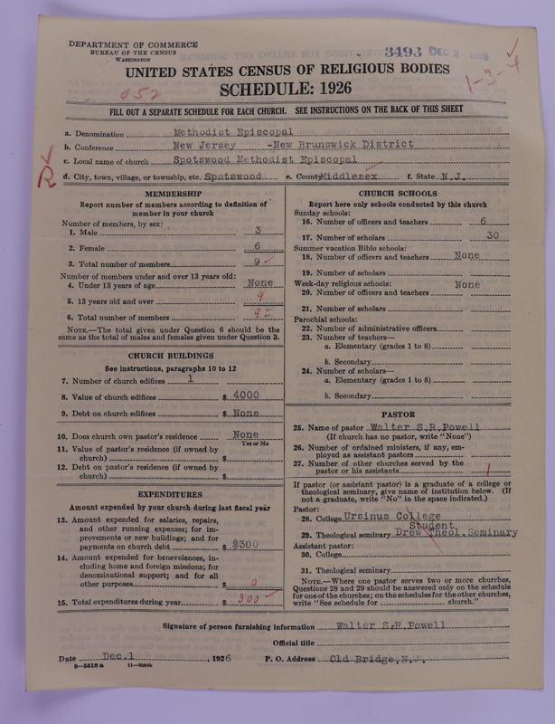 Scan of Methodist Episcopal Church: 3493