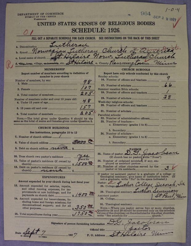 Scan of Norwegian Lutheran Church of America: 964