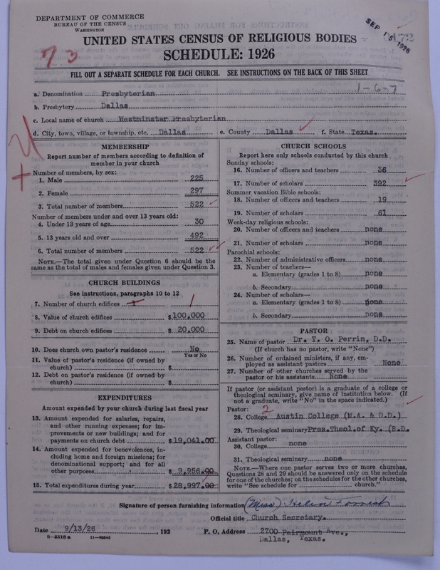 Scan of Presbyterian Church in the United States: 3172