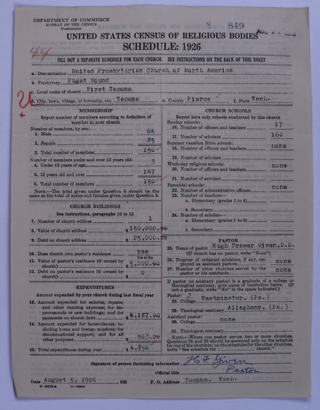 Scan of United Presbyterian Church of North America: 849