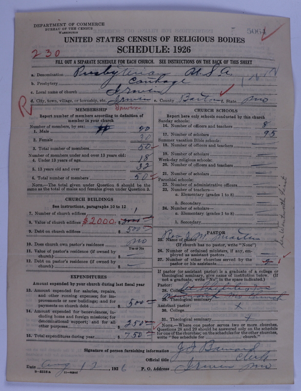 Scan of Presbyterian Church in the United States of America: 5064