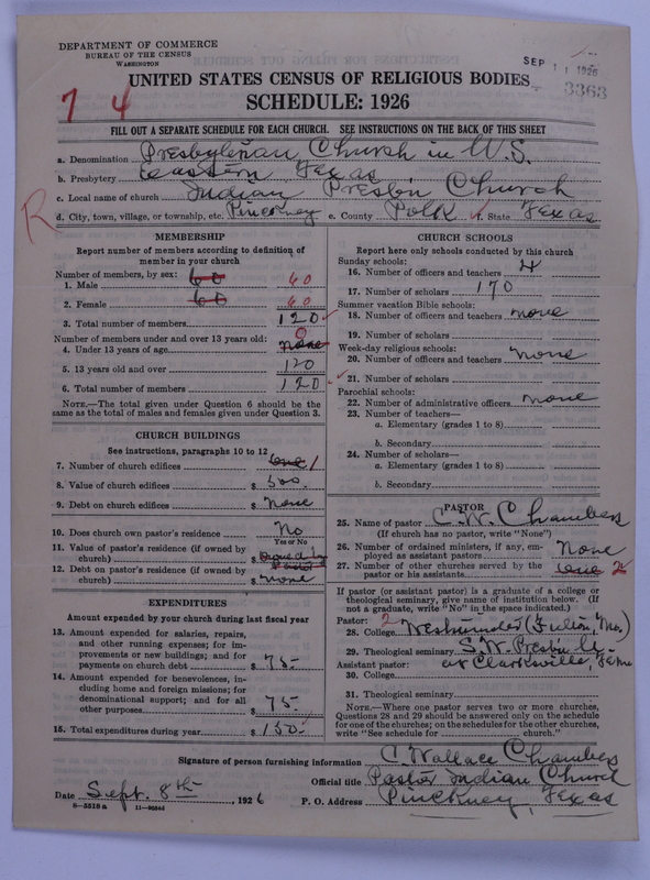 Scan of Presbyterian Church in the United States: 3363