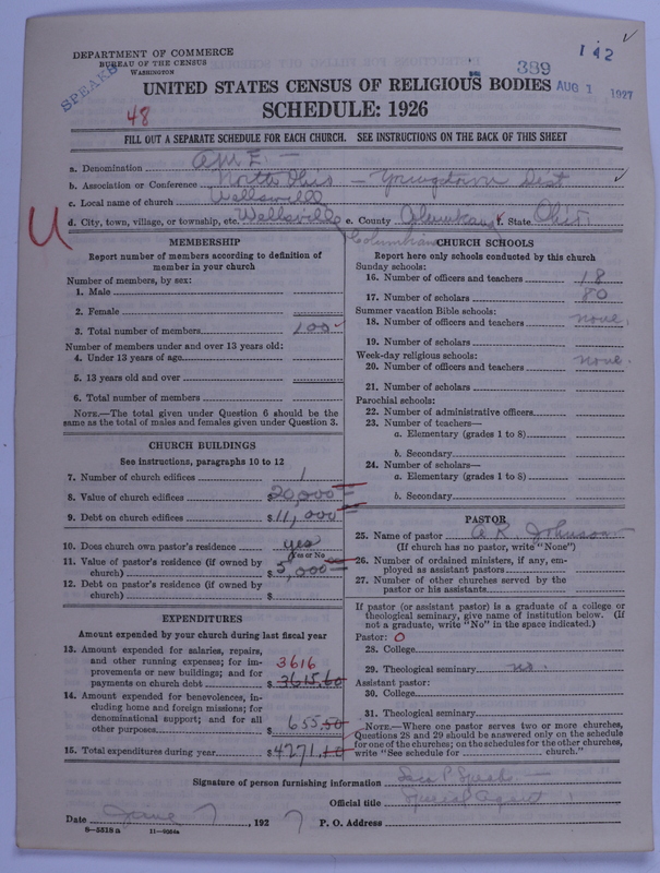 Scan of African Methodist Episcopal Church: 389