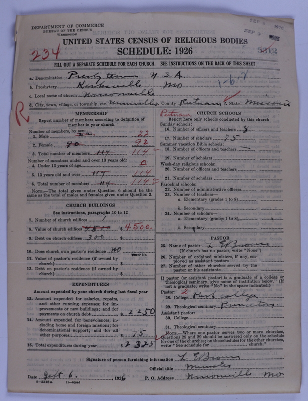Scan of Presbyterian Church in the United States of America: 5312