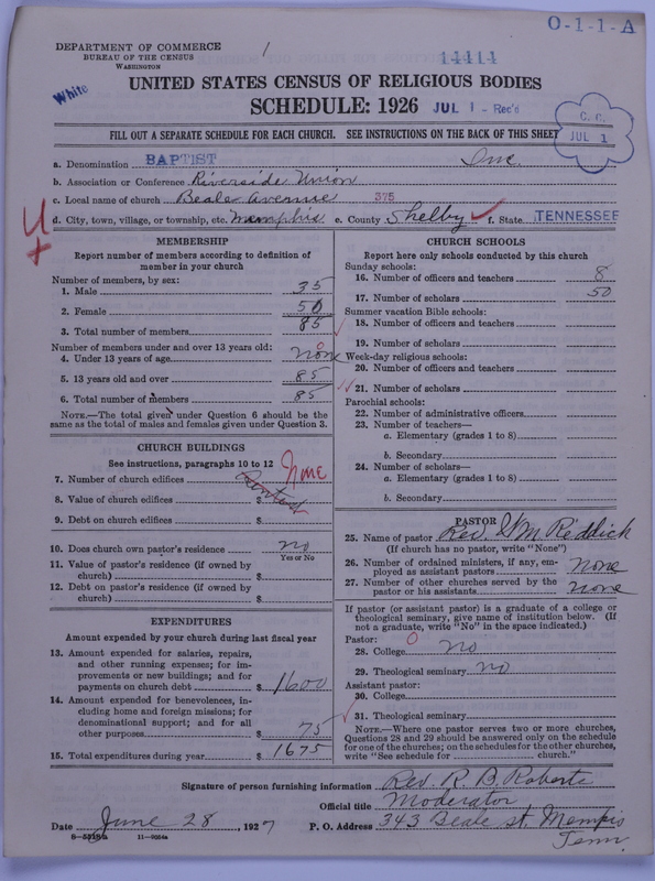Scan of Negro Baptists: 14414