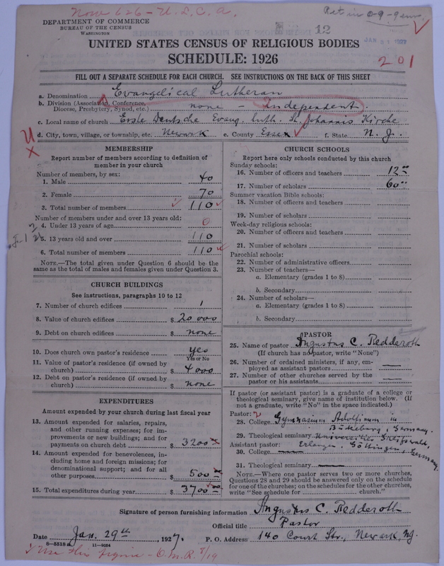 Scan of Independent Lutheran Congregations: 12