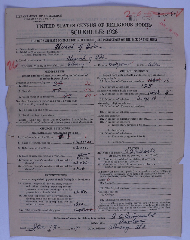 Scan of Church of God (Headquarters, Anderson, Ind.): 685