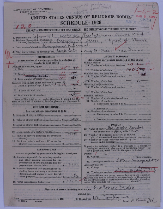 Scan of Presbyterian Church in the United States of America: 3829