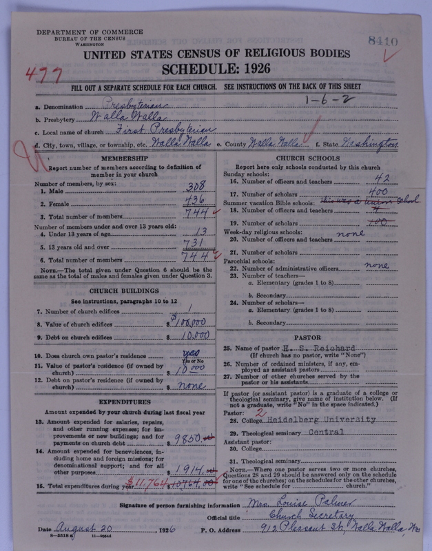 Scan of Presbyterian Church in the United States of America: 8410