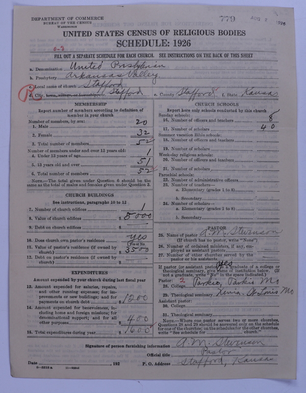 Scan of United Presbyterian Church of North America: 779