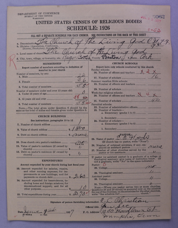Scan of Church of the Living God, Christian Workers for Fellowship: 62