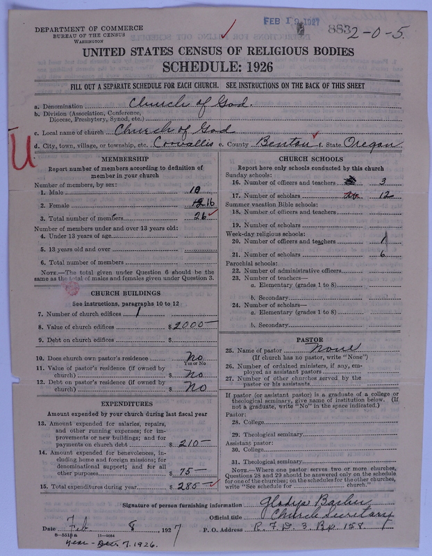 Scan of Church of God (Headquarters, Anderson, Ind.): 883