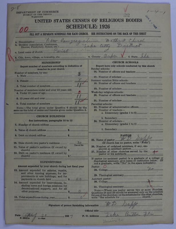 Scan of New Congregational Methodist Church: 22
