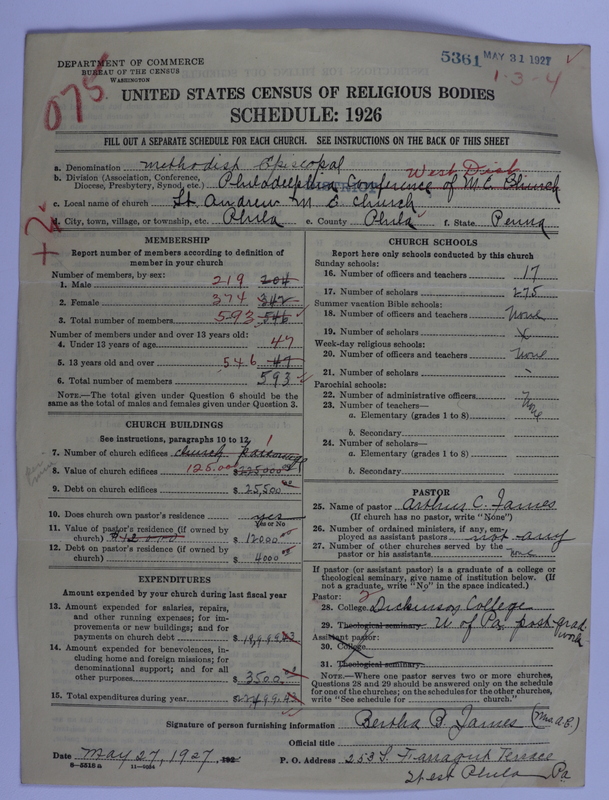 Scan of Methodist Episcopal Church: 5361