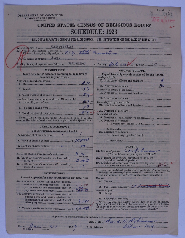 Scan of Universalist Church: 260