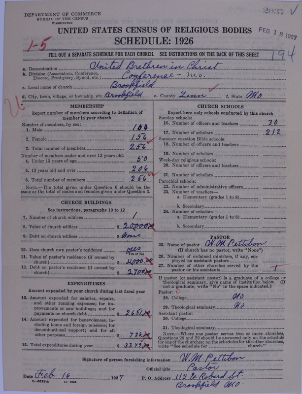 Scan of Church of the United Brethren in Christ: 2037