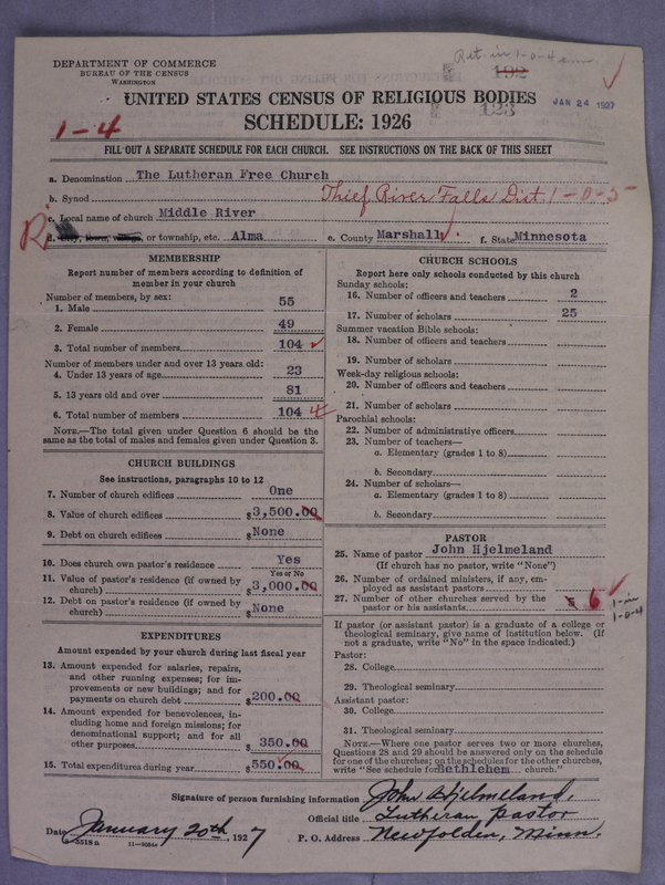 Scan of Lutheran Free Church: 123