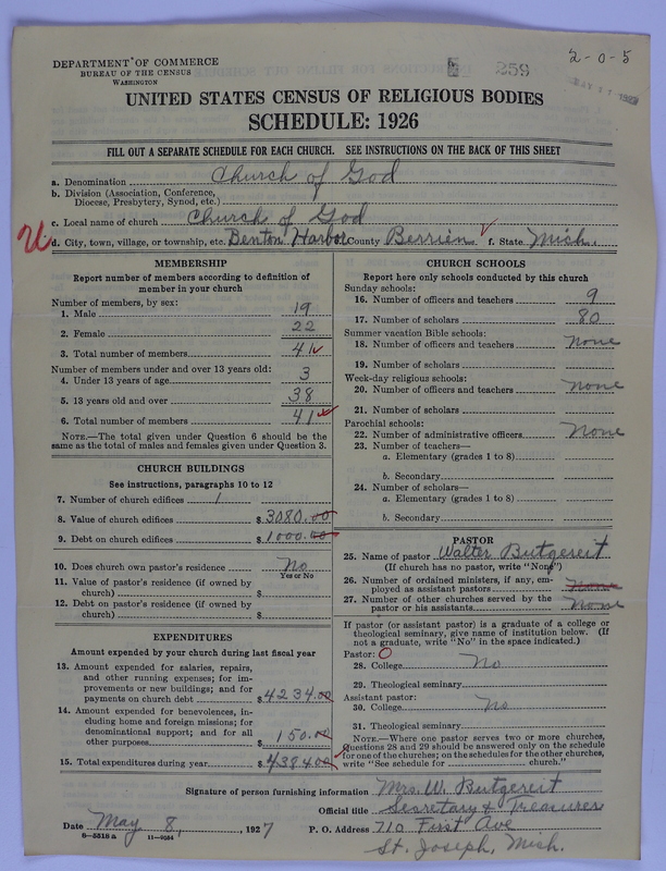 Scan of Church of God (Headquarters, Anderson, Ind.): 259
