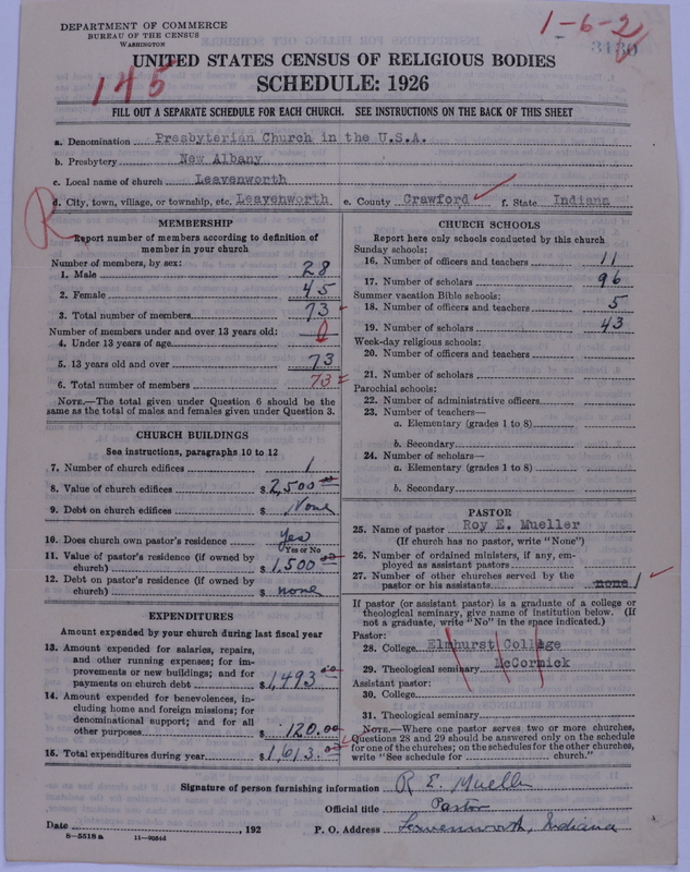 Scan of Presbyterian Church in the United States of America: 3130