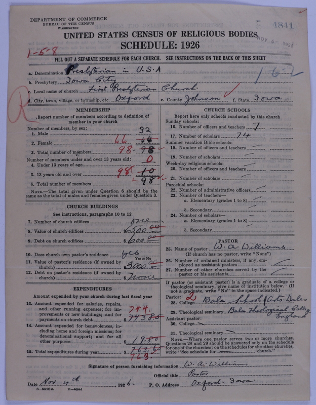 Scan of Presbyterian Church in the United States of America: 4841