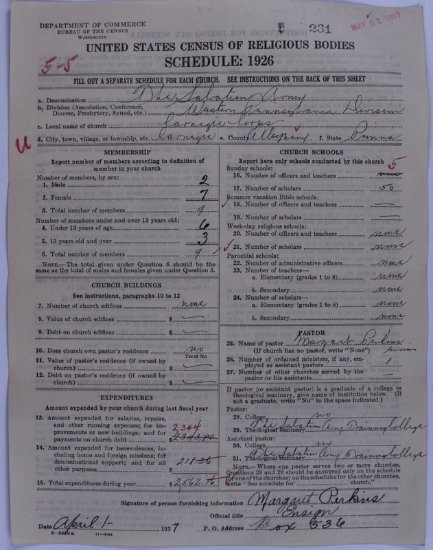 Scan of Salvation Army: 231