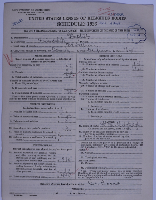 Scan of Negro Baptists: 20888