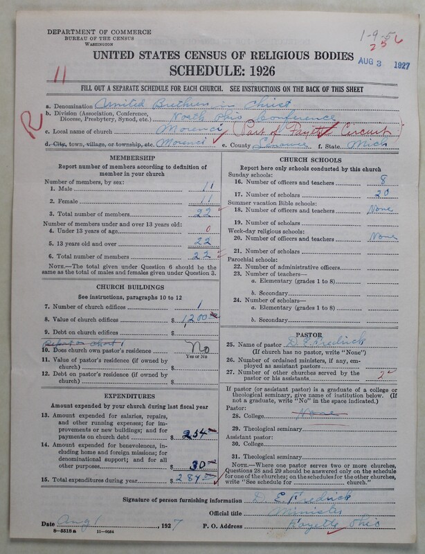 Scan of Church of the United Brethren in Christ (Old Constitution): 256